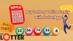 illustration text 'How to Buy Lottery Online Easily with LotterApp: A Step-by-Step Guide'