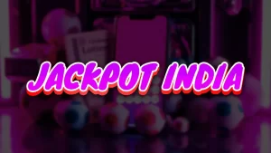 illustration text 'jackpot india'