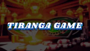 illustration text 'tiranga game'